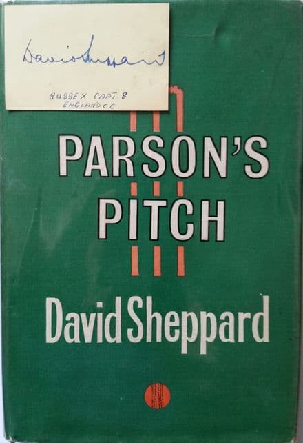 Parson's Pitch by David Sheppard (SIGNED COPY)