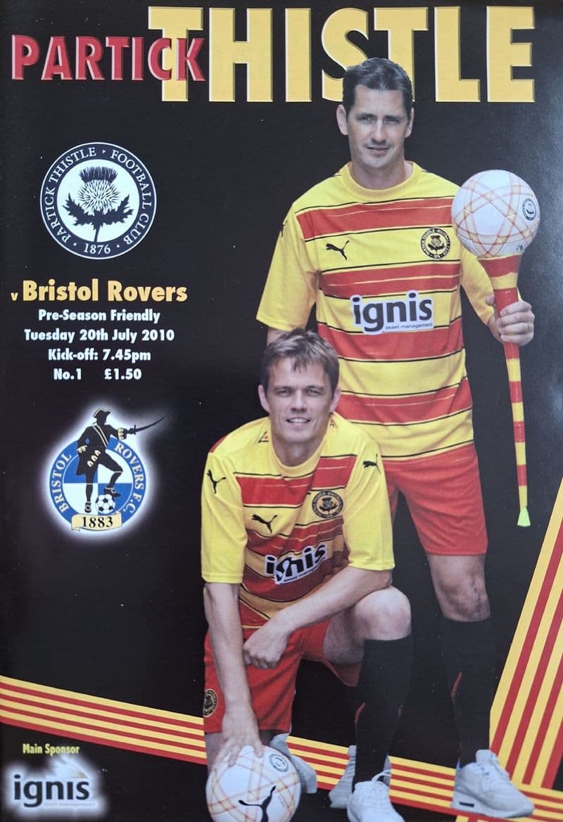 Partick Thistle v Bristol Rovers, Friendly (2010, July 20th)