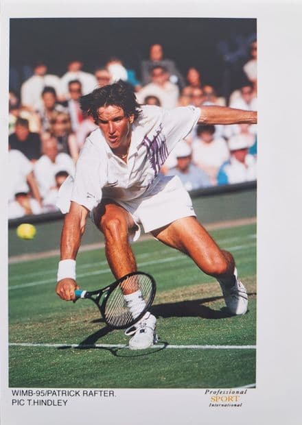 Pat Rafter Colour Press Photo (Wimbledon, 1995)