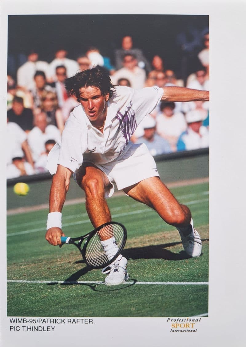 Pat Rafter Colour Press Photo (Wimbledon, 1995)