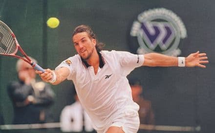 Pat Rafter Large Colour Press Photo (Wimbledon)