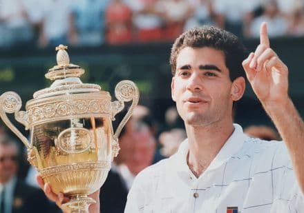 Pete Sampras Colour Photo (Wimbledon) "Winner"