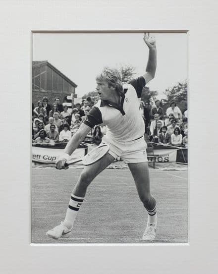 Peter Fleming Press Photo "Backhand Volley" (1979)