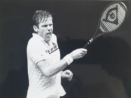 Peter Fleming Press Photo "Forehand"