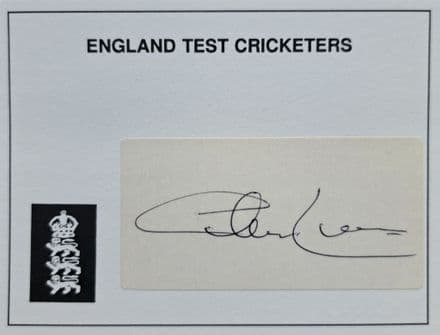 Peter Lever Autograph