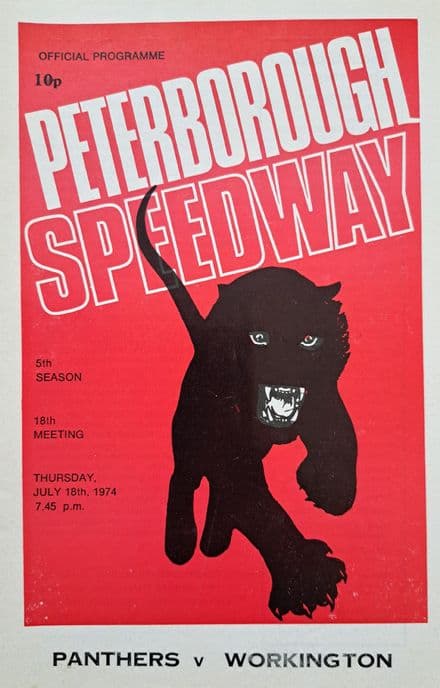 Peterborough v Workington (1974, Jul 18th)