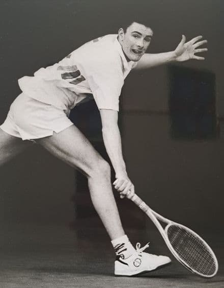 Phil Cooper Large Press Photo "Backhand"