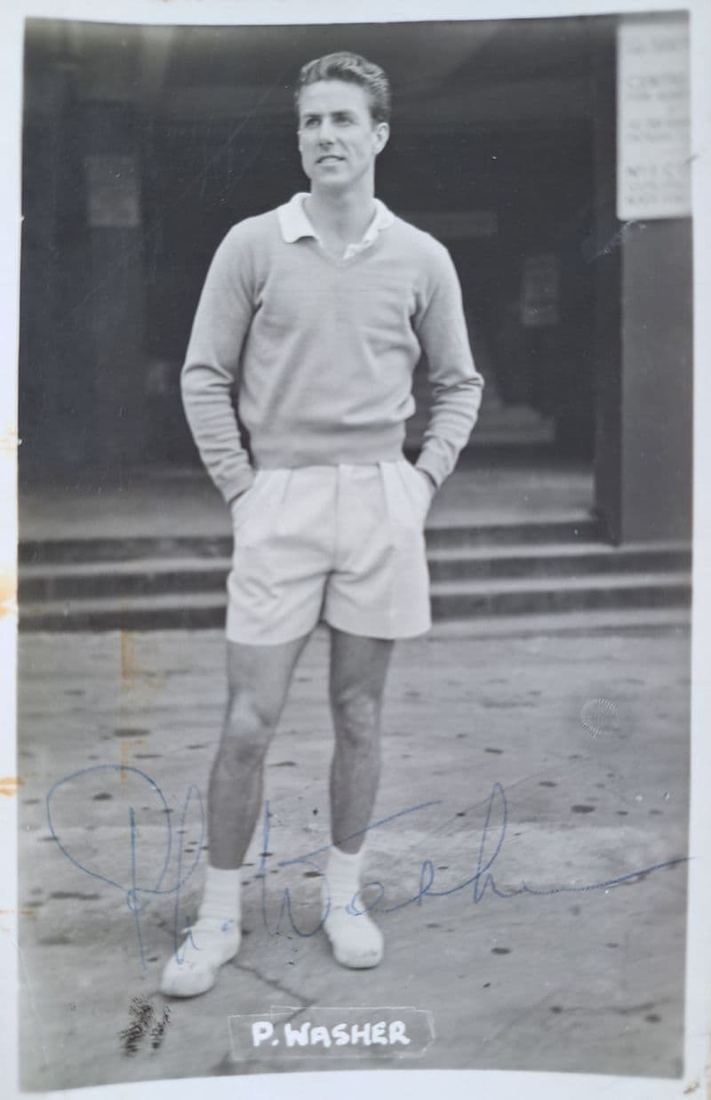 Philippe Washer Card (Unused) SIGNED