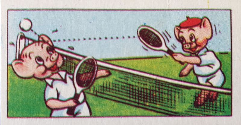 Pinky & Perky Sweet Cigarette Card