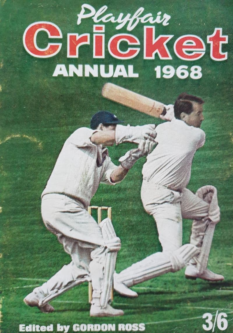 Playfair Cricket Annual 1968 ed by Gordon Ross