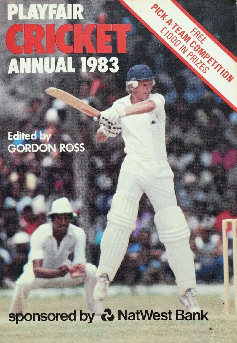 Playfair Cricket Annual 1983 ed by Gordon Ross