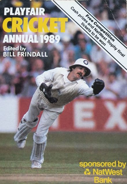 Playfair Cricket Annual 1989 ed by Bill Frindall