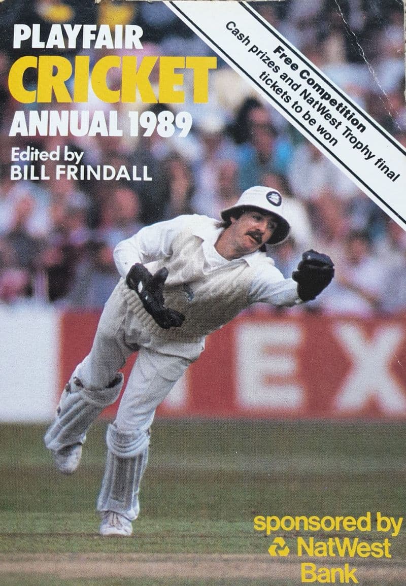 Playfair Cricket Annual 1989 ed by Bill Frindall