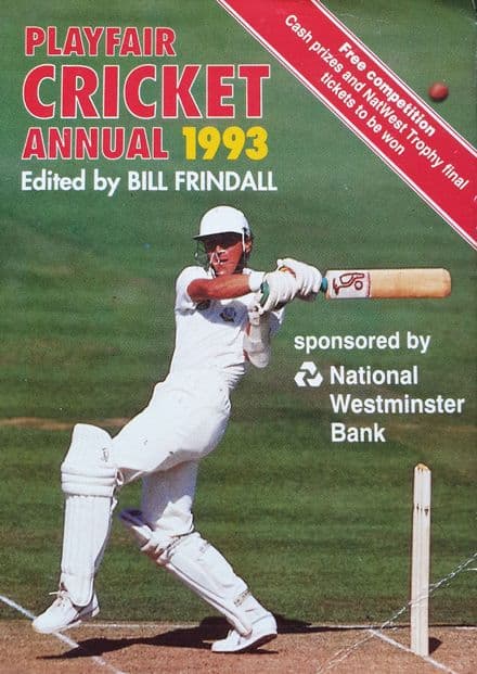 Playfair Cricket Annual 1993 ed by Bill Frindall