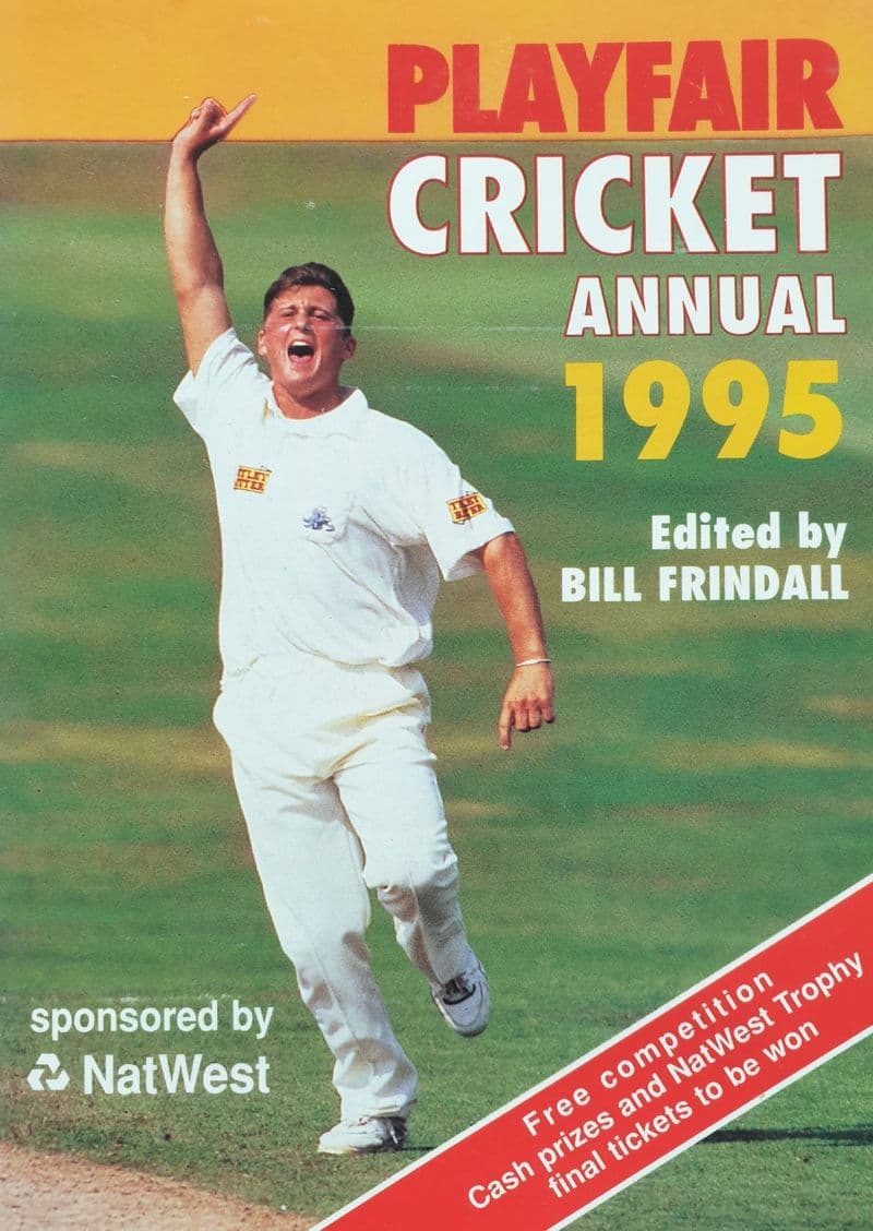 Playfair Cricket Annual 1995 ed by Bill Frindall