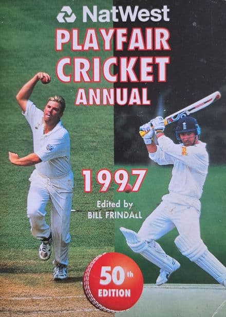 Playfair Cricket Annual 1997 ed by Bill Frindall
