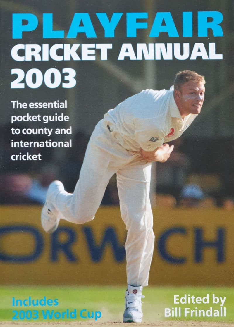 Playfair Cricket Annual 2003 ed by Bill Frindall