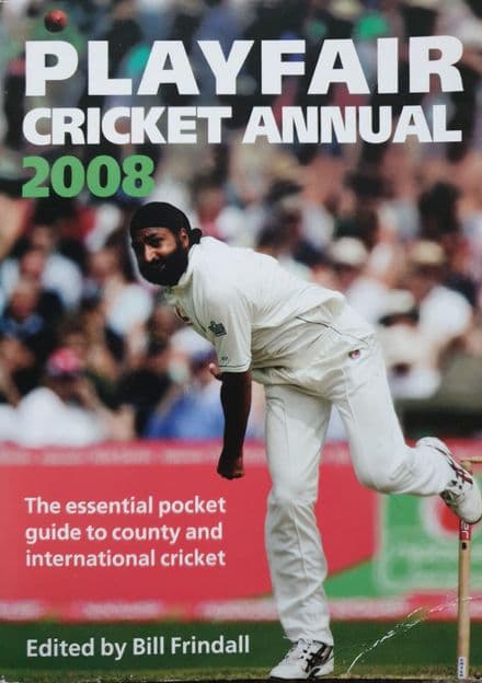 Playfair Cricket Annual 2008 ed by Bill Frindall