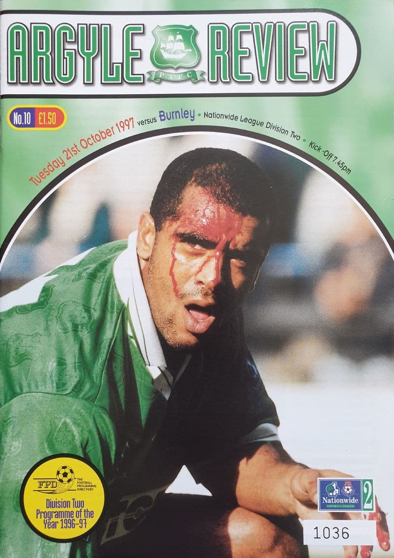 Plymouth v Burnley, Div 2 (1997, Oct 21st)
