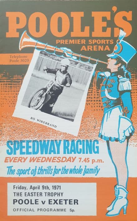 Poole v Exeter (1971, Apr 9th)