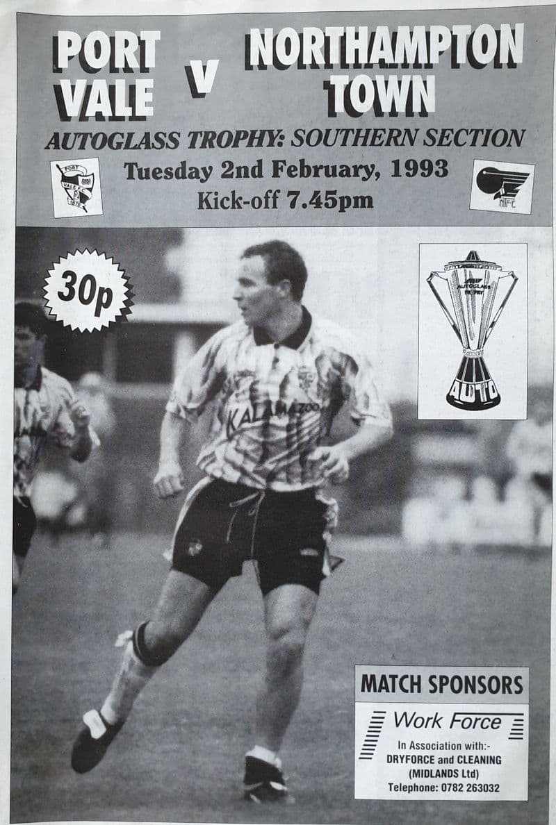 Port Vale v Northampton, Autoglass (1993, Feb 2nd)