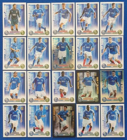 Portsmouth, Match Attax Cards x 20 (2007-08)