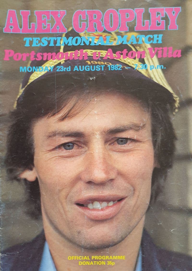 Portsmouth v Aston Villa, Alex Cropley Testimonial  (1982, Aug 23rd)