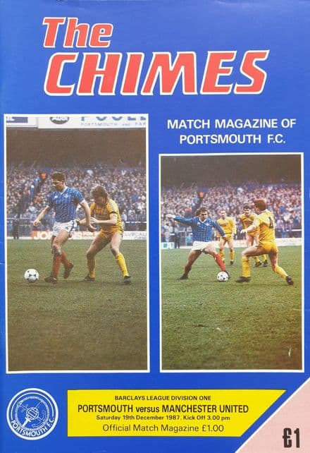 Portsmouth v Manchester United, Div 1 (1987, Dec 19th)