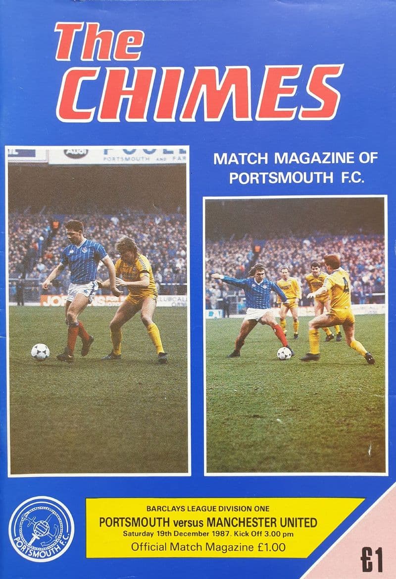 Portsmouth v Manchester United, Div 1 (1987, Dec 19th)