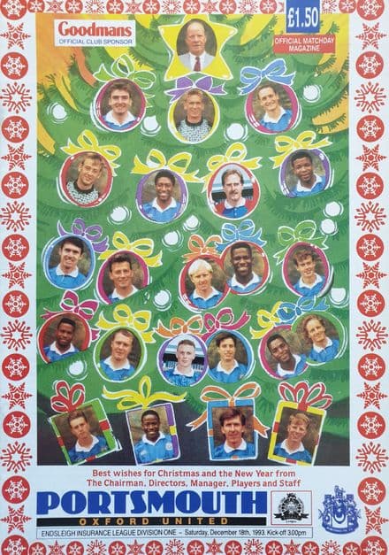 Portsmouth v Oxford, Endsleigh Div 1 (1993, Dec 18th)