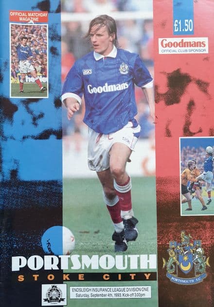 Portsmouth v Stoke, Endsleigh Div 1 (1993, Sep 4)