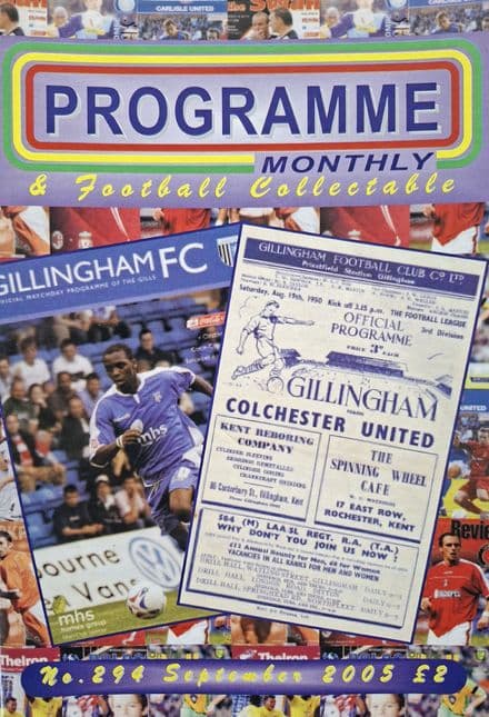 Programme Monthly & Football Collectable No.294 (Sep, 2005)