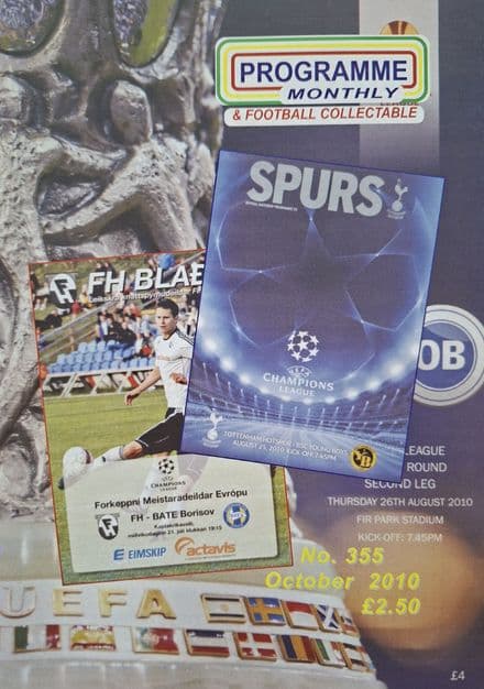 Programme Monthly & Football Collectable No.355 (Oct, 2010)