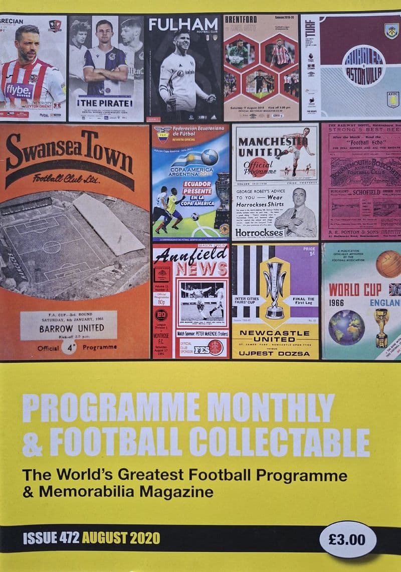Programme Monthly & Football Collectable No.472 (Aug, 2020)