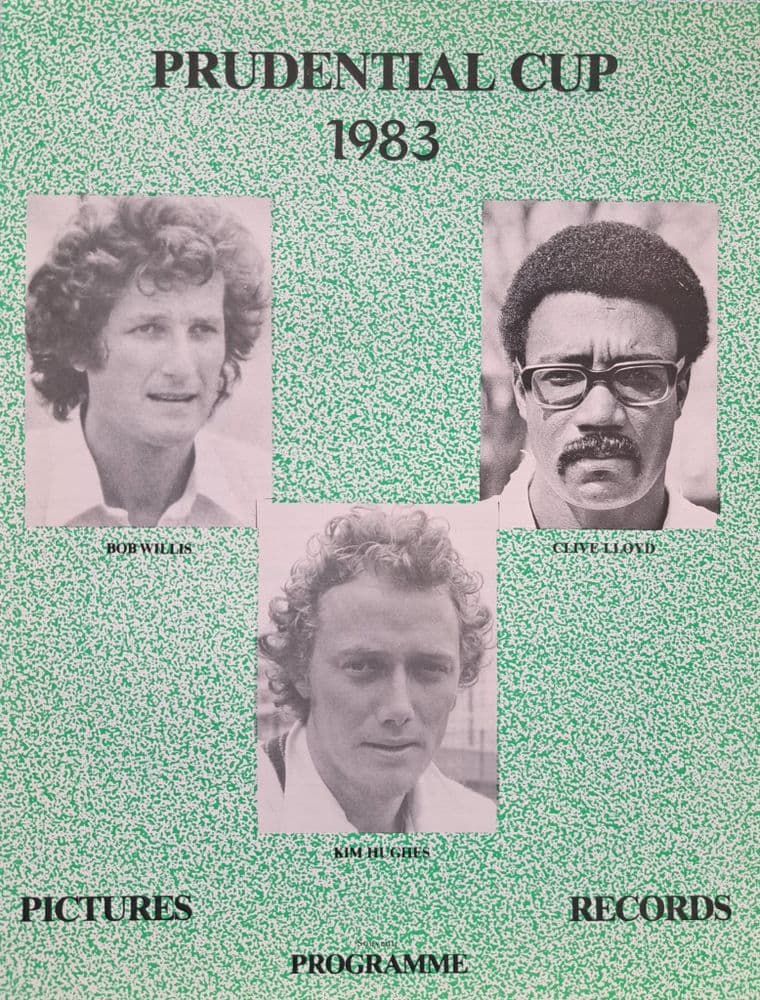 Prudential World Prudential World Cup Guide 1983 Jun 9th-25th