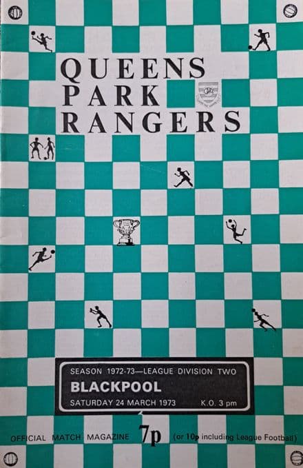 QPR v Blackpool, Div 2 (1973, Mar 24th)