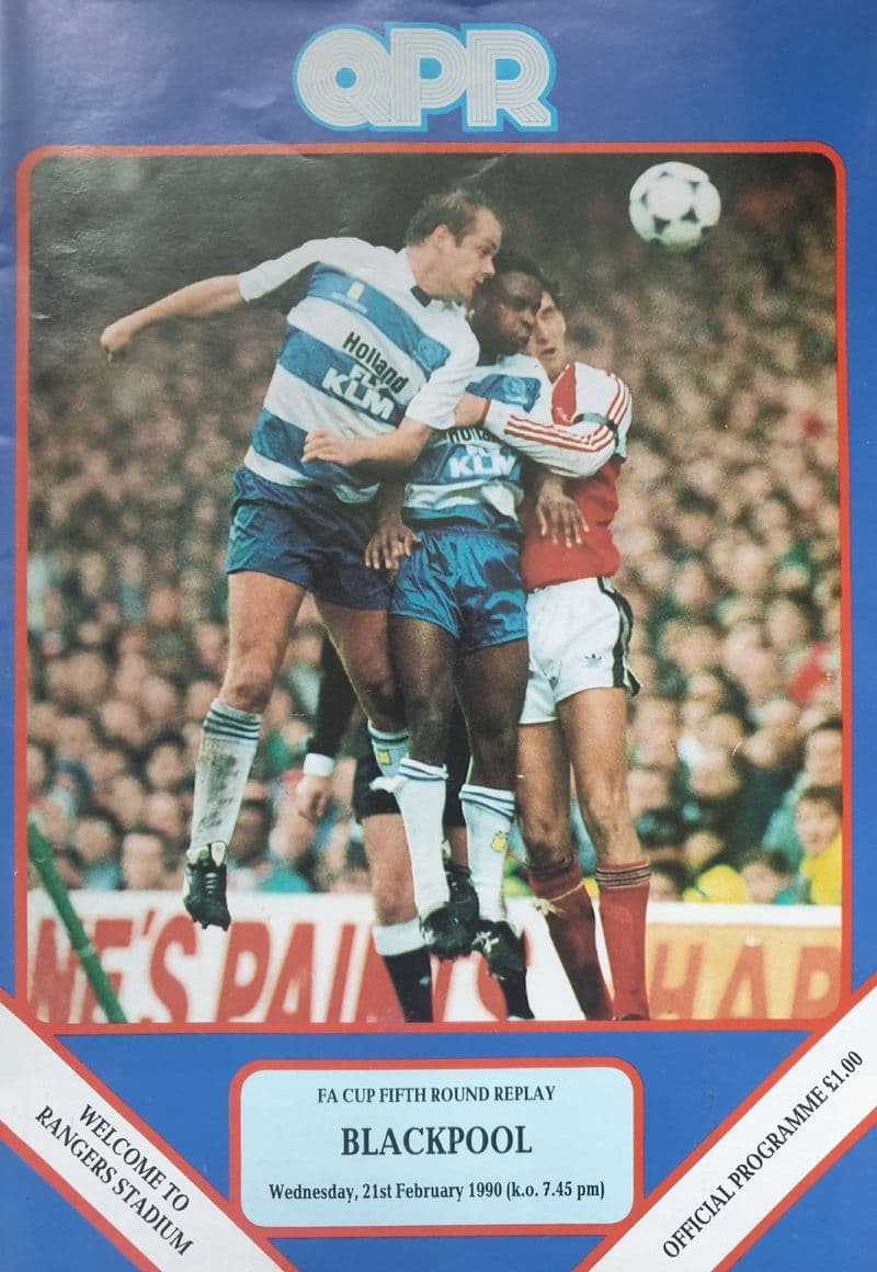 QPR v Blackpool, FA Cup Replay (1990, Feb 21st)
