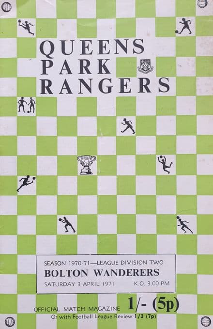 QPR v Bolton, Div 2 (1971, Apr 3rd)