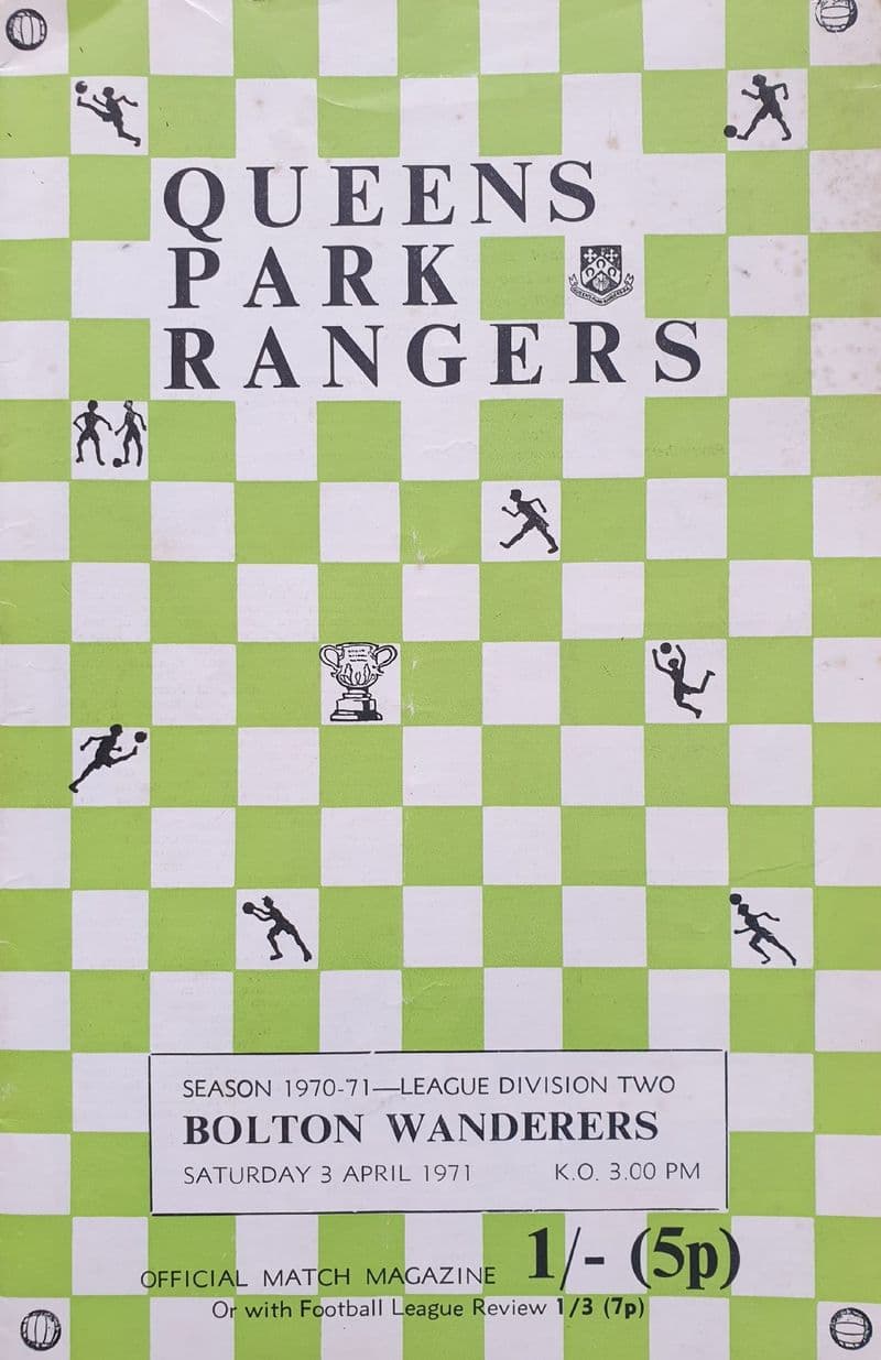 QPR v Bolton, Div 2 (1971, Apr 3rd)
