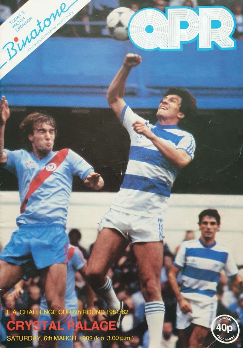 QPR v Crystal Palace, FA Cup (1982, Mar 6th)