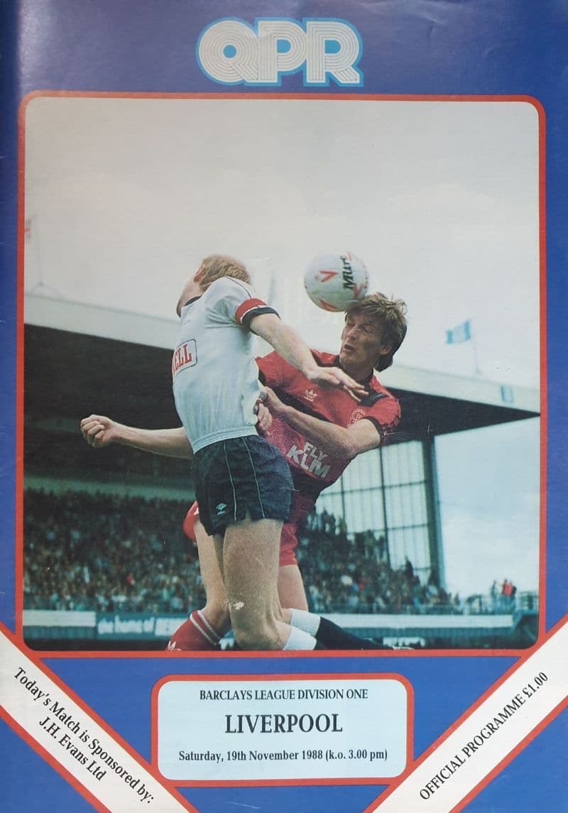 QPR v Liverpool, Div 1 (1988, Nov 19th)