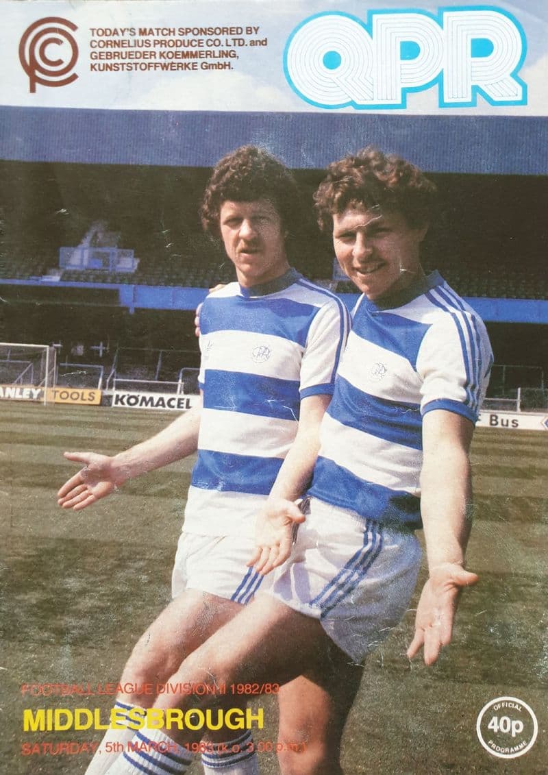 QPR v Middlesbrough, Div 2 (1983, Mar 5th)
