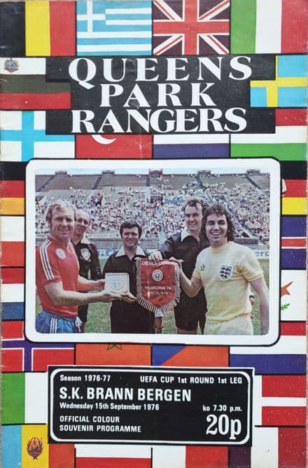 QPR v SK Brann Bergen, UEFA Cup (1976, Sep 15th)