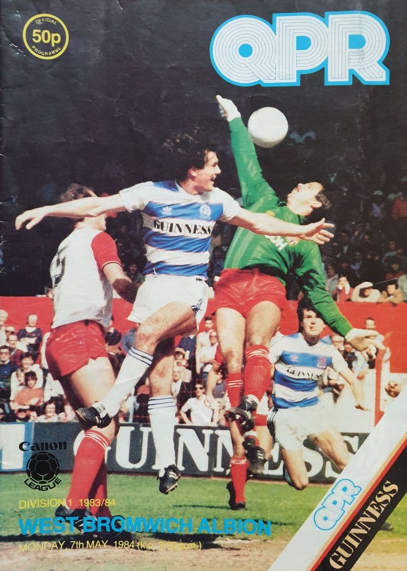 QPR v WBA, Div 1 (1984, May 7th)