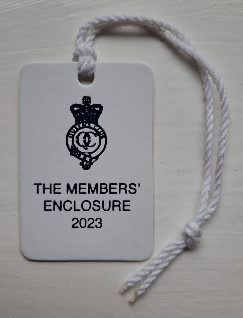 Queen's Club 2023 Members' Enclosure Badge