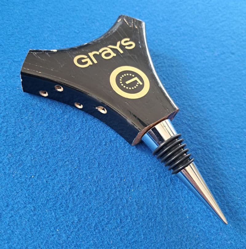 Racket Bottle Stopper - Xtra-tech Black