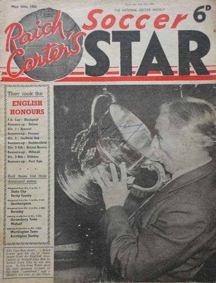 Raich Carter's Soccer Star VOL 01 NO 33 (1953, May 16th)