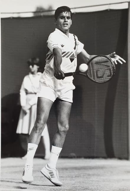 Ramesh Krishnan Press Photo (Wimbledon, 1986)