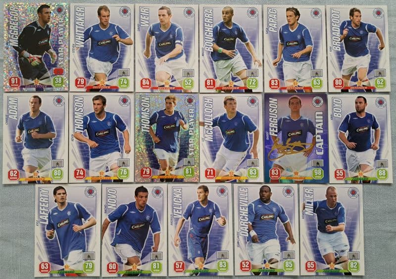Rangers (2008-09 SPL Super Strikes) 17 Cards