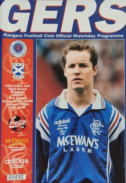 Rangers v Ayr, Coca Cola Cup (1996, Sep 4th)